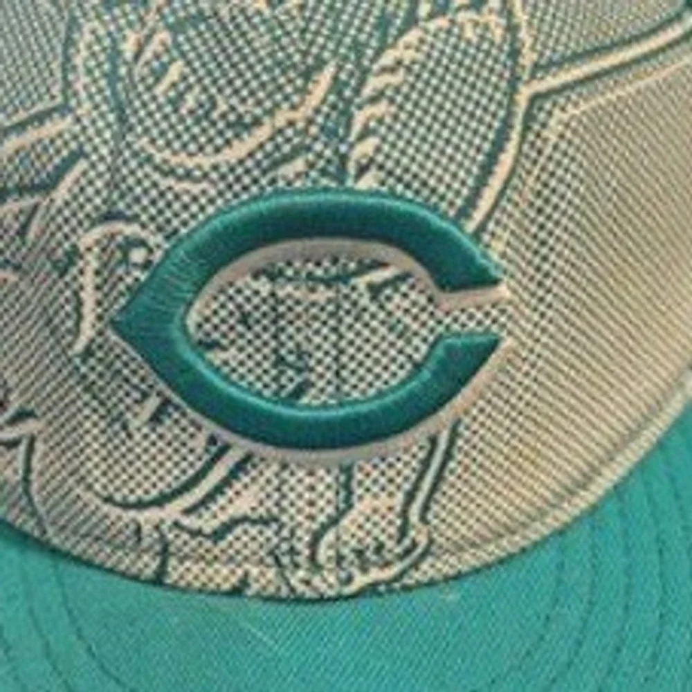 New Era 59FIFTY Cincinnati Reds Mr Redlegs Teal Fitted Hat‎ Size 7 1/8 MLB Cap